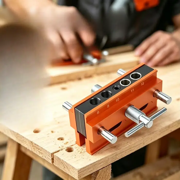 Kit de guide de perçage vertical pour le travail du bois avec forets de 6 mm