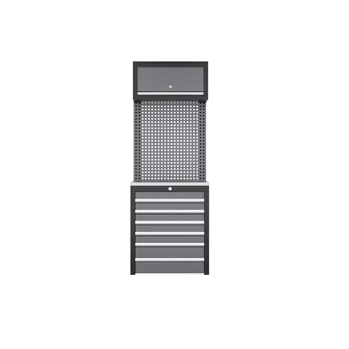Armoire à outils modulaire avec établi pour garage et atelier