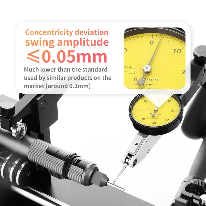 DSPIAE AT-ED01 Perceuse électrique à mouvement orbital pour plastique