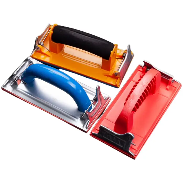 Support de papier de verre en plastique