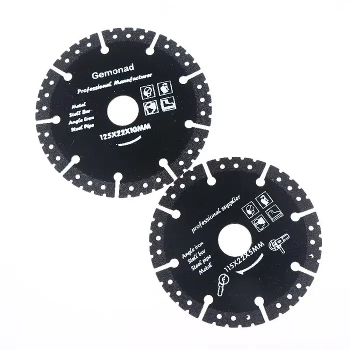 Lames de coupe en métal 115/125 mm - Disques tranchants