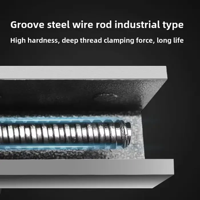 Étau d'établi industriel robuste avec multifonctionnalité pour usage domestique ED