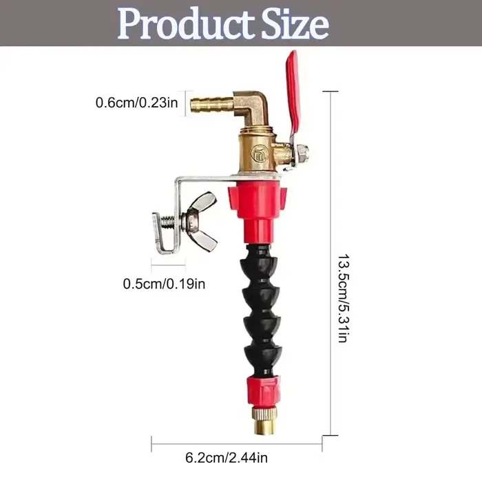 Pulvérisateur d'eau pour meuleuse d'angle 135 mm