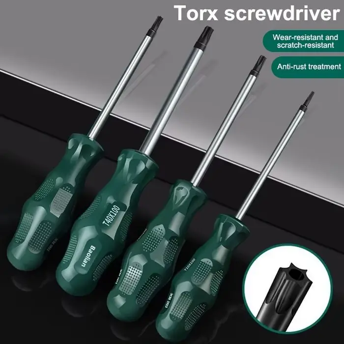 Outils pour l'entretien du bricolage : tournevis de sécurité Torx ; inviolable et magnétique