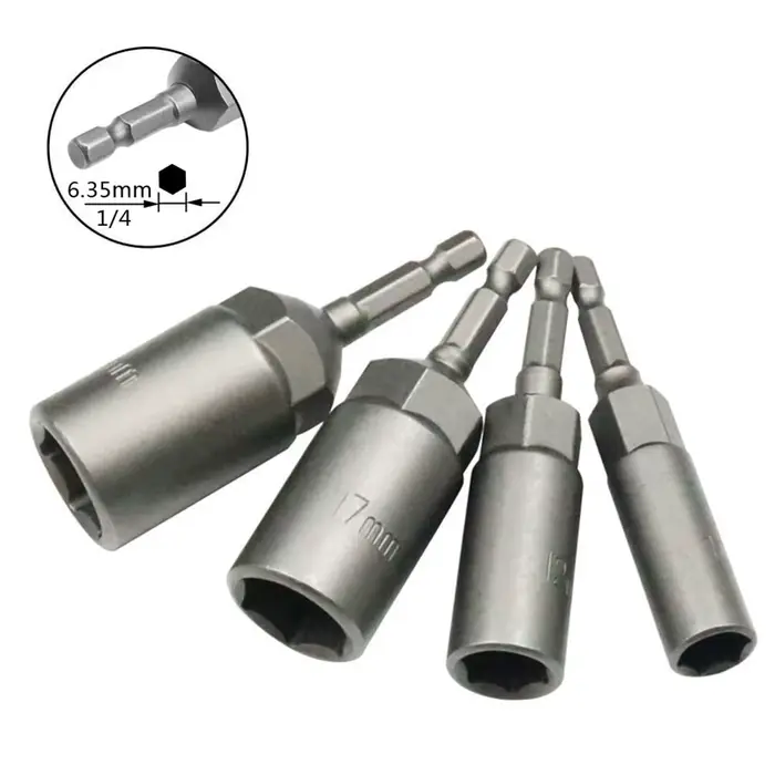 Douille hexagonale intérieure pour perceuse électrique, 6mm-19mm, manchon, tête à douille pneumatiqu