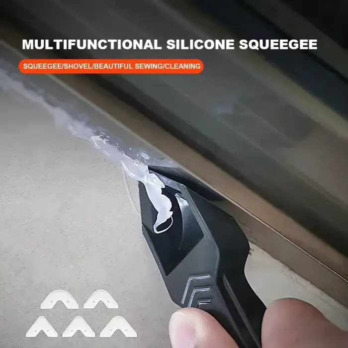 Kit d'outils 5-en-1 en silicone pour le retrait de calfeutrage