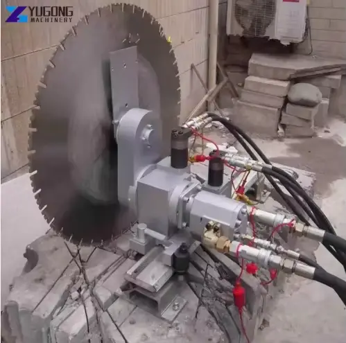 Machine de découpe de mur en béton électrique personnalisée de 1000 mm avec télécommande sans fil, s