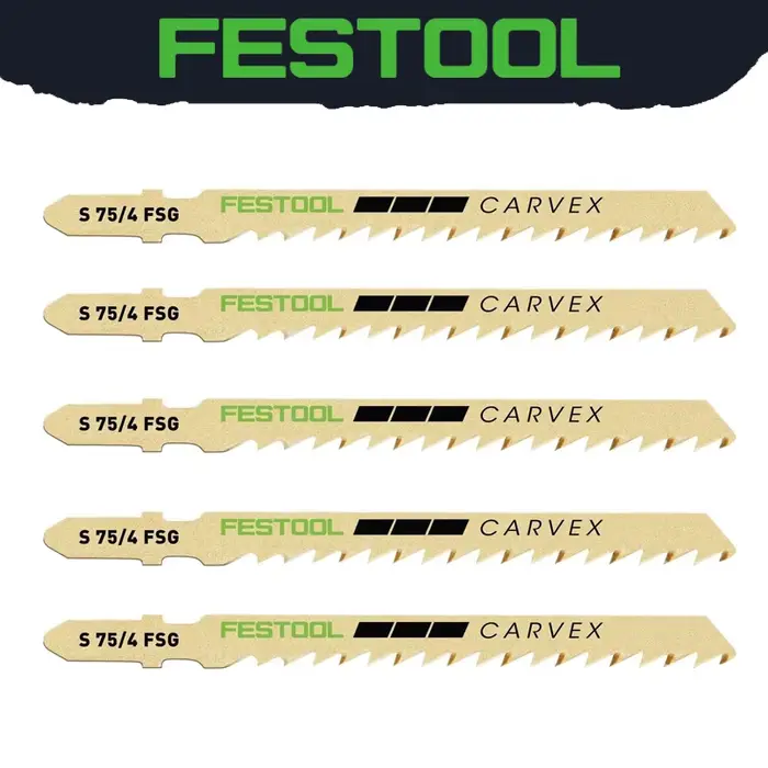 FESTOadvocate-Lame de Scie Incurvée 204316 S 75/4 FSG/5, Accessoire Universel pour Ministres le Bois