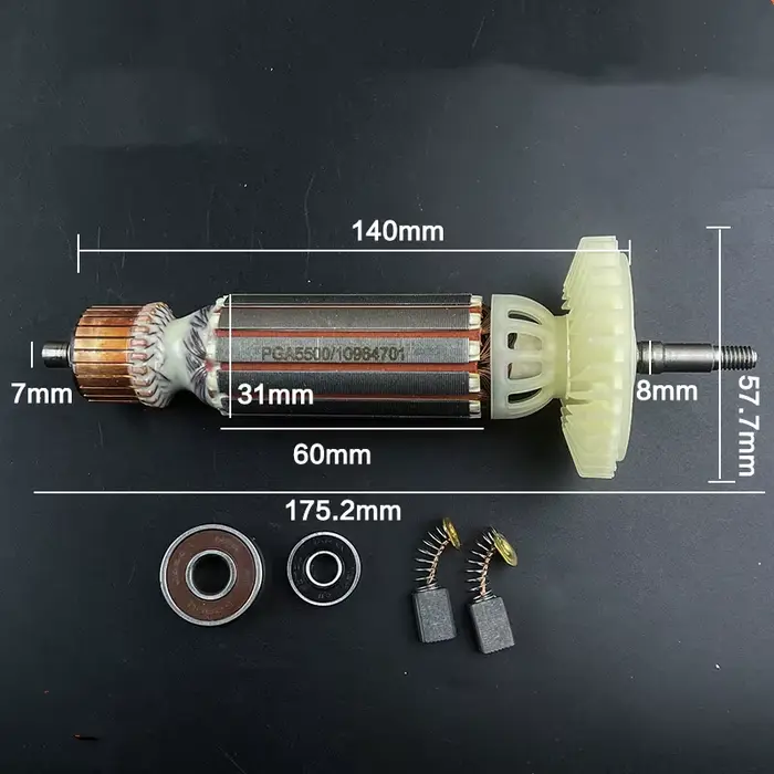 Rotor de meuleuse d'angle pour pièces de moteur de meuleuse WORX WU900 WU926 900S