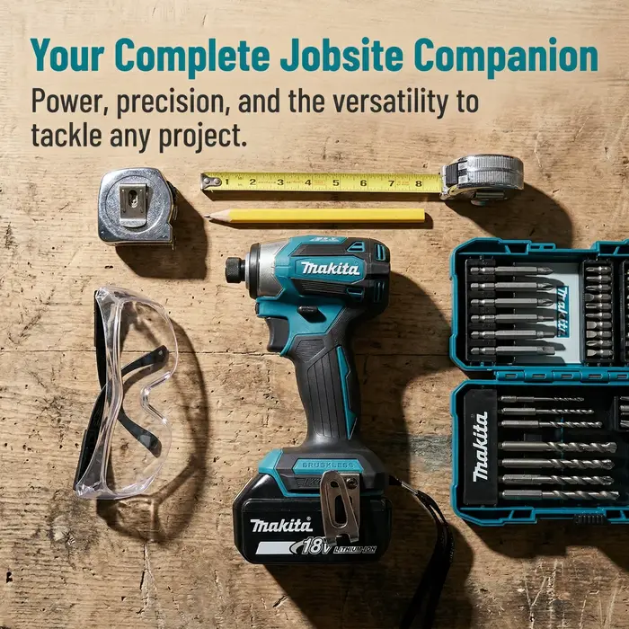 MAKITA DTD173 Visseuse à chocs sans fil 18V sans balais – Couple max. 180 N·m