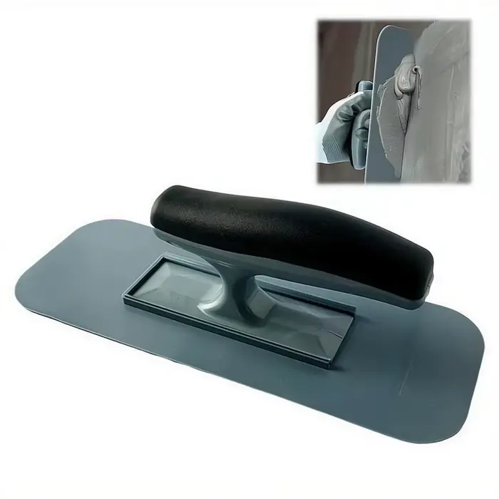 Spatule à plâtre en plastique avec manche ergonomique pour le lissage et la finition des murs en pla