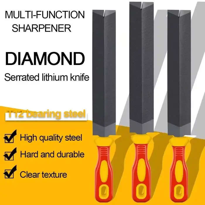 Limes en forme de diamant de 6/8 pouces