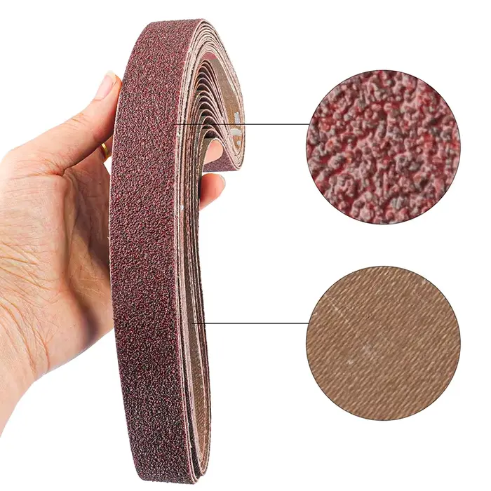6 bandes abrasives de 1