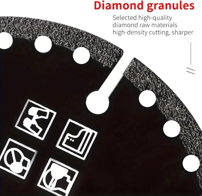 Lames diamantées pour coupe du métal de 125 mm – Disques tranchants pour l'acier