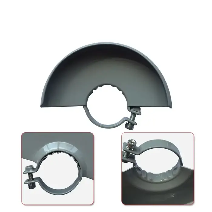 Couvercle de sécurité en métal pour meuleuse d'angle, disque de meulage, protecteur de roue, outil électrique, accessoires anti-poussière, support 100 125, pièce interchangeable