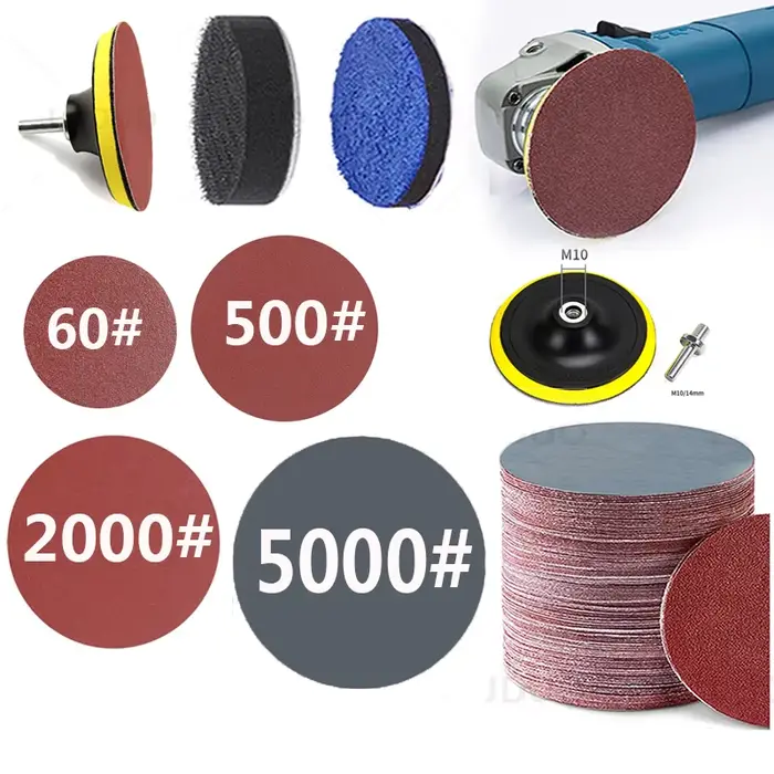 Disques abrasifs 3/4/5/6 pouces