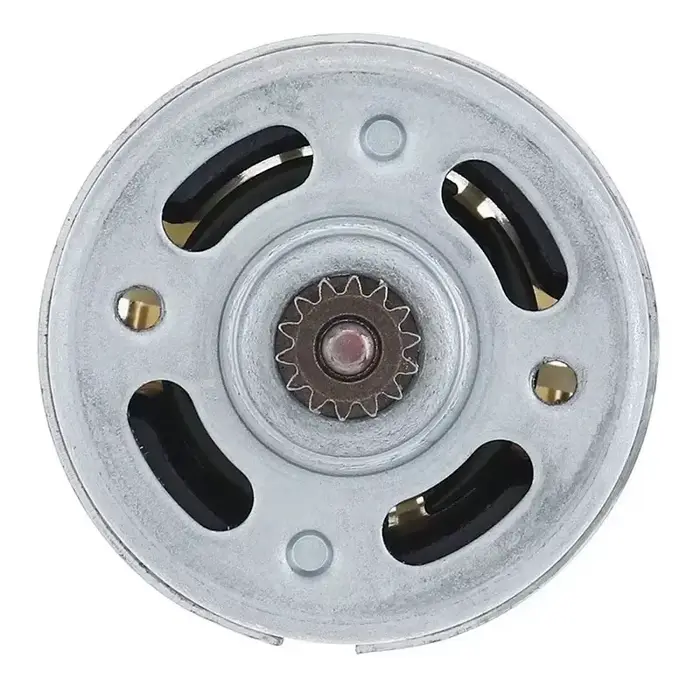 Moteur 21V à balais 14 dents adapté aux accessoires d'outils électriques pour mini-tronçonneuses sans fil de 4/6 pouces