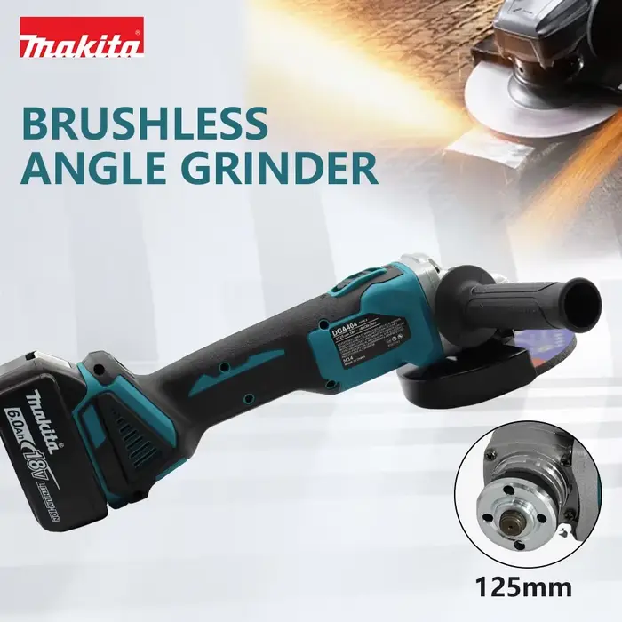 Nouvelle meuleuse d'angle électrique sans fil Makita DGA404 18V 125mm