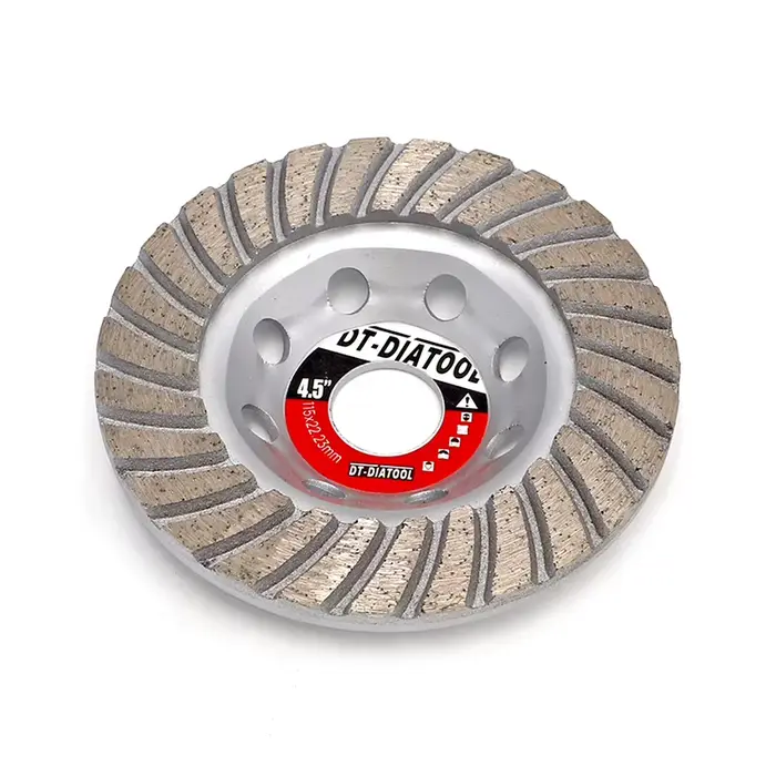 DT-DIATOOL diamant disque de meulage 115mm/4.5 pouces diamant segmenté tasse meule disques pour béto