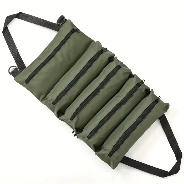 Sac à outils enroulable robuste-organisateur multi-outils en tissu Oxford rangement de garage tout-e