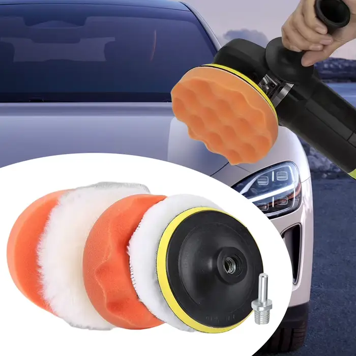 Kit de tampons de polissage de voiture de 3/4/5 pouces