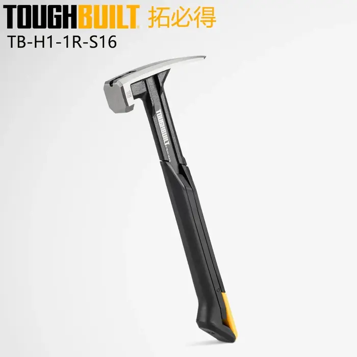 Marteau à déchirer en acier TOUGHBUILT TB-H1-1R-S16 TB-H1-1R-S18 16 OZ. 18 OZ. Outils à main à visage lisse