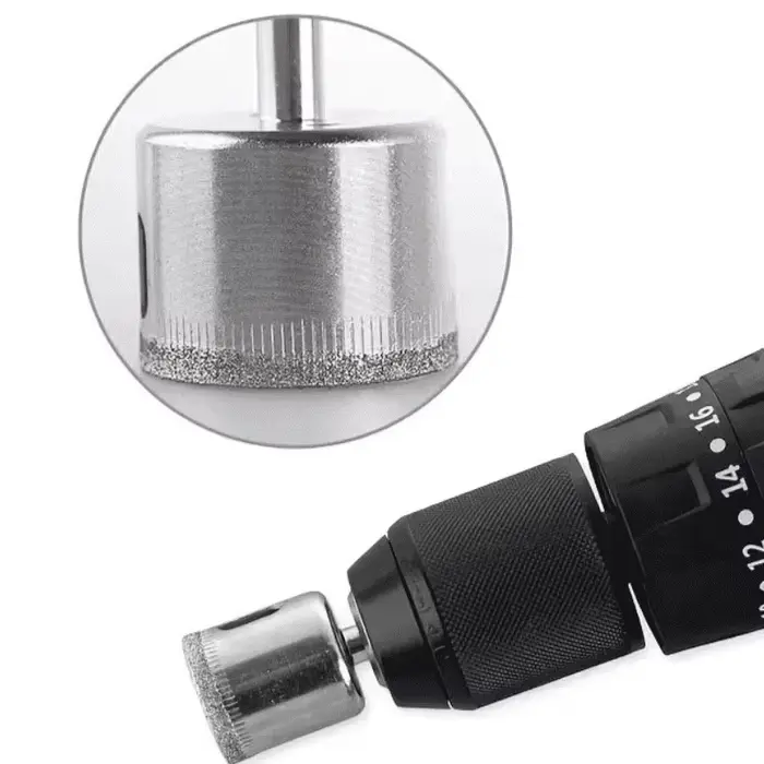 Lot de 15 ou 10 forets diamantés de 6 mm à 50 mm pour carrelage