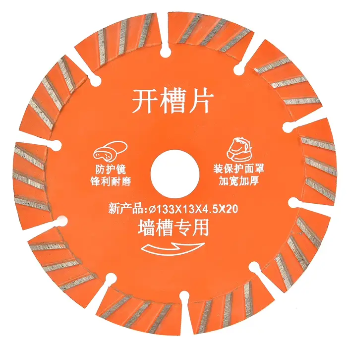 Lame de scie circulaire de 133 mm, disque de coupe pour béton et céramique, lame de scie circulaire