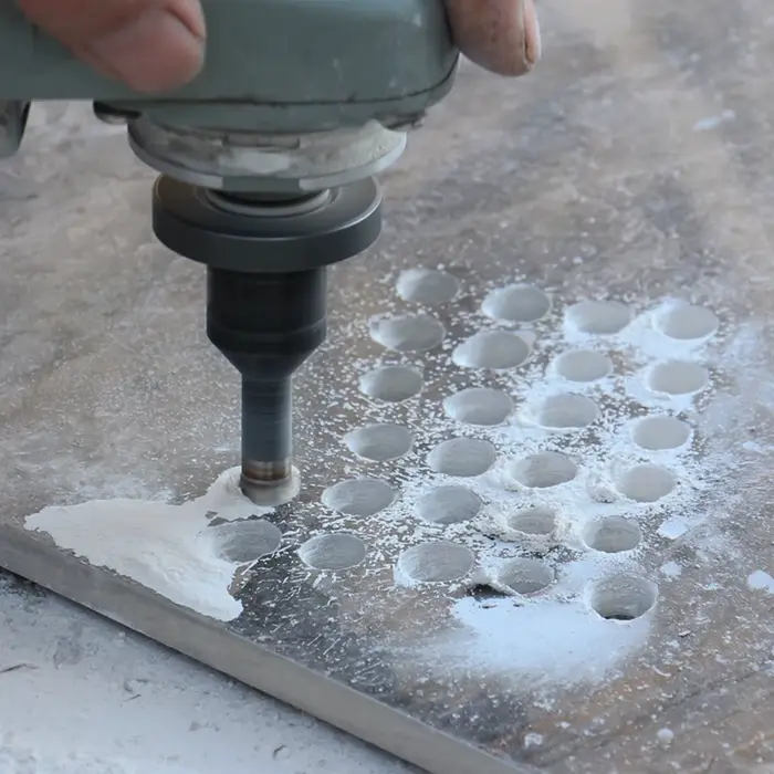 Ouvre-scie cloche pour marbre brasé sous vide sec, proposition de diamant, noyau pour carreaux de cé