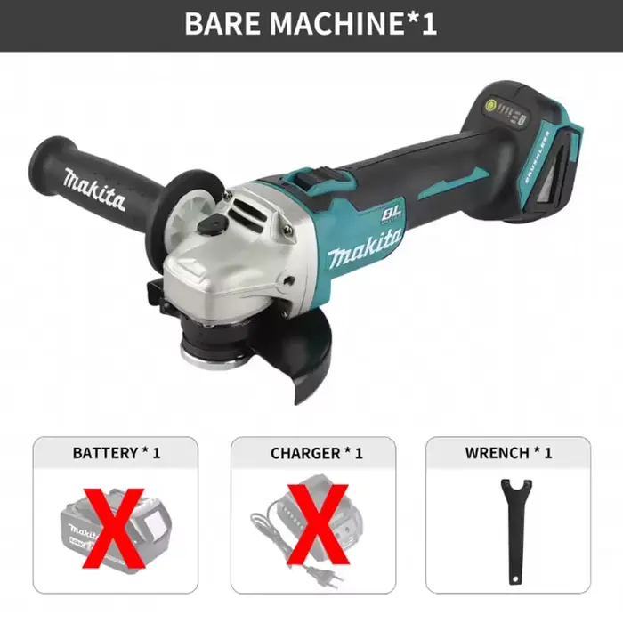 Meuleuse d'angle sans fil Makita DGA504 18V 6.0Ah 125mm, machine nue, outil électrique multifonction