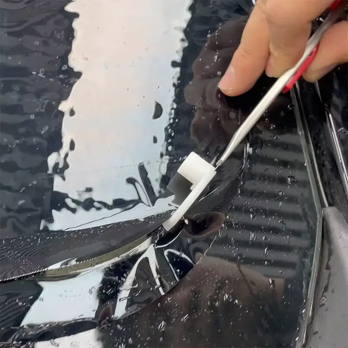 1 pièce Outil de découpe et guide d'espacement pour film teinté