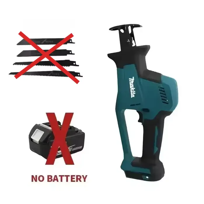 Scie à onglet portative Makita DJR189 18V sans fil, électrique, sans balais, rechargeable, pour bois