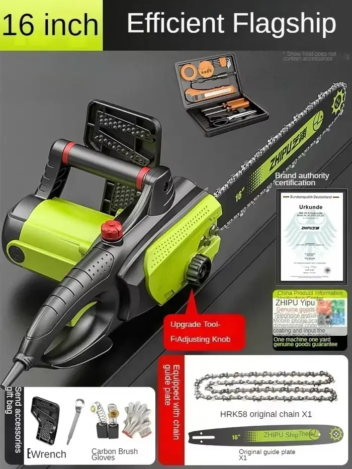 Scie électrique enfichable 220 V – Scie à main compacte et facile à utiliser pour les menuisiers et