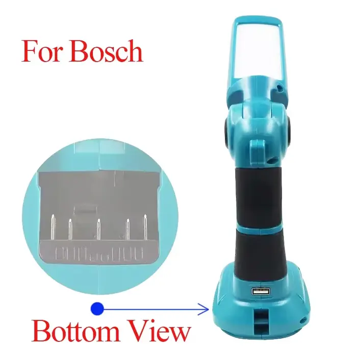 Li-ion outils accessoire lampes de travail lampe de Table pour Makita pour Bosch pour Milwaukee pour Dewalt pour Ryobi 18V batterie au Lithium