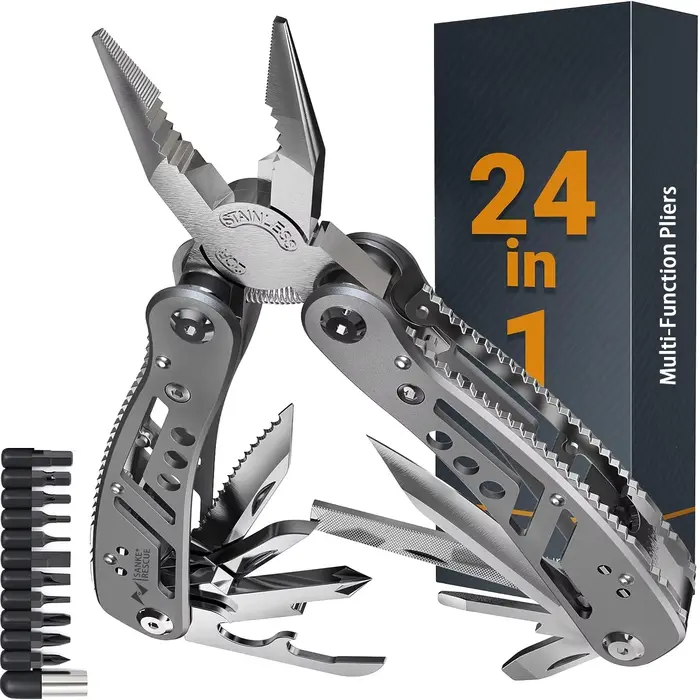 Pince coupante multifonctionnelle 24 en 1, pince diagonale universelle, antidérapante, outil durable