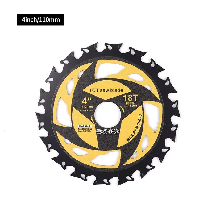Jeu de lames de scie circulaire TCT 4" 5" 6", 18T 24T dents, lames de scie à bois, arbre de 20 mm, o