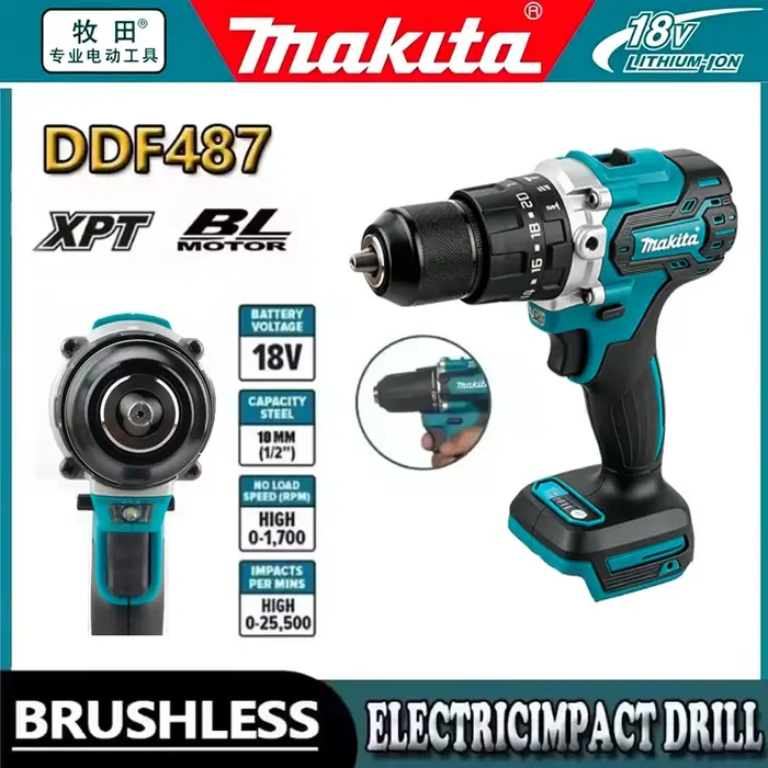 Perceuse-visseuse sans fil Makita DDF48718V