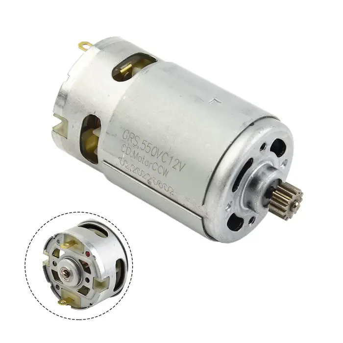 Moteur For BOSCH GSR 10.8 V-LI 2-LI 12 2609199258 GSR 12 Gleichstrommotor 13 dents pour perceuse éle