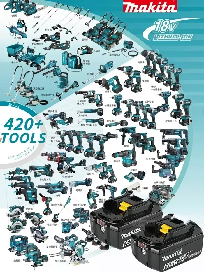 Batterie d'origine BL1850 makita 18v 9ah