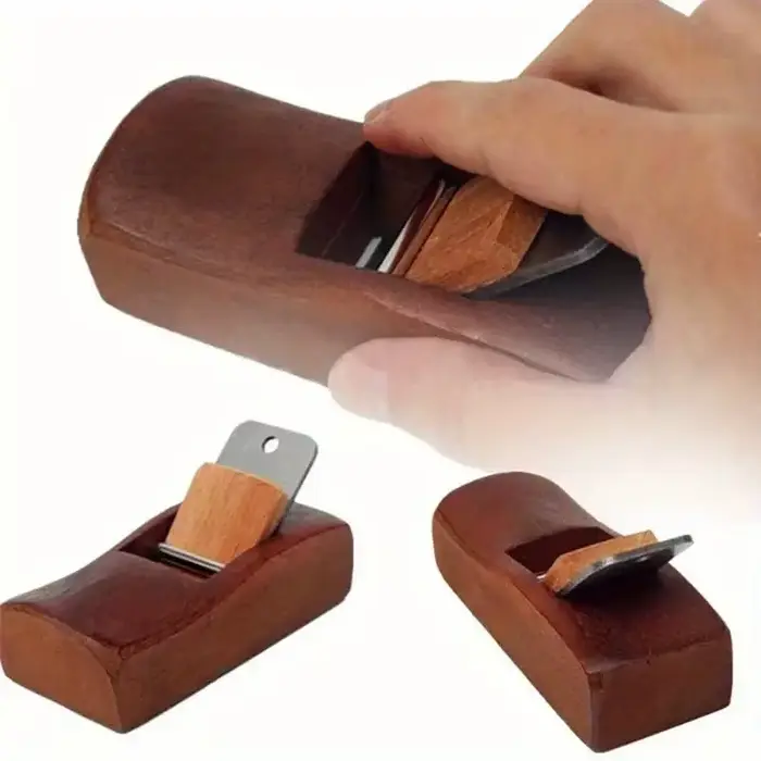 Rabot à main plat en bois, mini plan de calcul, outil de bricolage artisanal pour charpentier