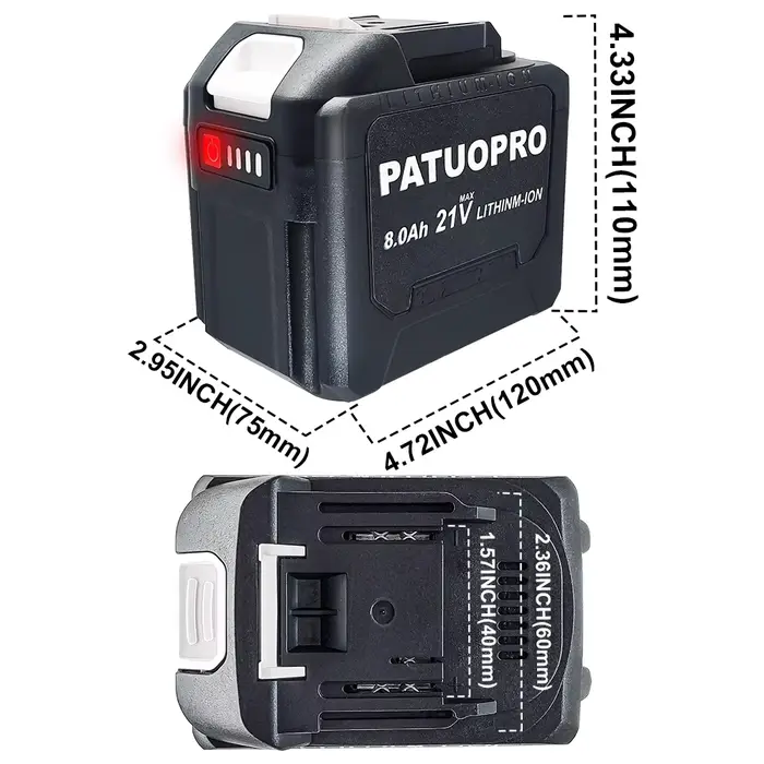 Batterie au lithium aste sans fil Makita, 18V, 21V, 2.0 Ah, 4.0 Ah, 6,0 Ah, Marteau perforateur, Meu