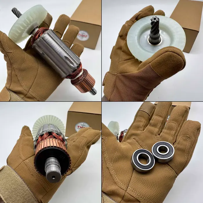 AC 220V 240V DK32 Induit Rotor pour WEKA Machine de forage Pièces de rechange Foreuse à cœur DK 32