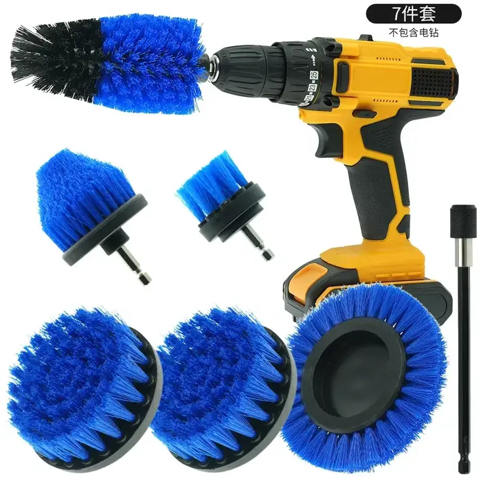 Ensemble d'accessoires de brosse de forage multi-usages