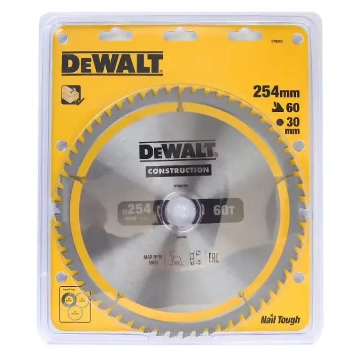 DEobcuT DT90272 DT90250 254MM * 60T/80T Construction Scie Circulaire Lame Accessoires Pour Outils Électriques DT90272-A9 DT90250-A9