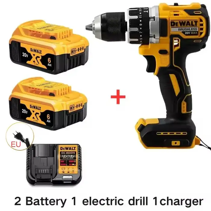 Dewalt DCD796 13mm perceuse électrique à percussion sans brosse tournevis sans fil multifonctionnel batterie Rechargeable 20V outils électriques