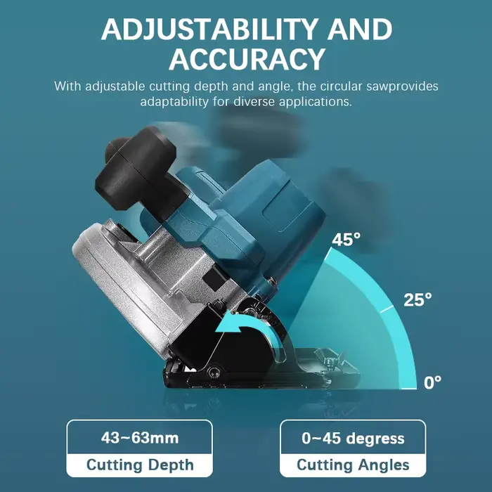 Makita – scie circulaire sans fil de 5/7 pouces