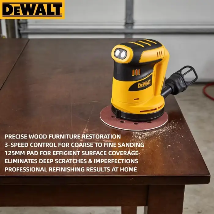 Ponceuse orbitale sans balais Dewalt 20V : Polisseuse