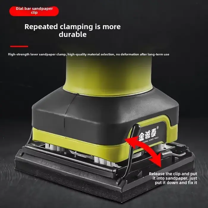 Ponceuse électrique compacte 220 V pour murs avec papier de verre et polisseuse à mastic