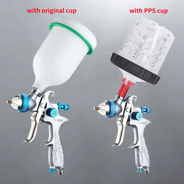HVLP pistolet à peinture en aérosol pistolet de peinture de voiture alimentation par gravité désinfe