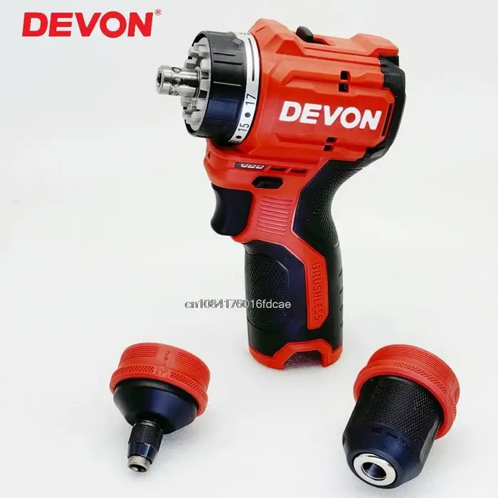 Devon-Perceuse électrique sans fil à double mandrin